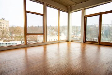 Cayuga Lofts Sample Living Area Space, Alternate View