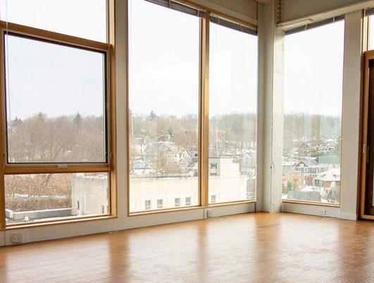 Cayuga Lofts Sample Living Area Space, Alternate View